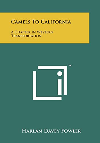 Camels To California cover
