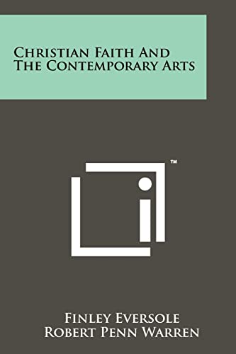Christian Faith and the Contemporary Arts cover