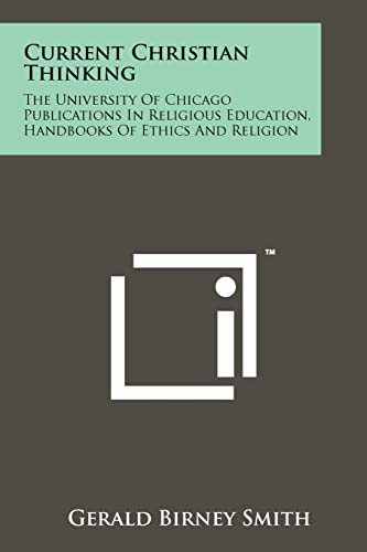 Current Christian Thinking cover