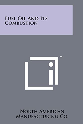 Fuel Oil and Its Combustion