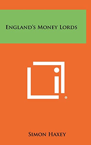 England's Money Lords cover