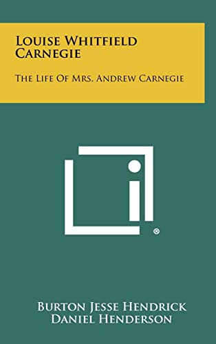 Louise Whitfield Carnegie cover