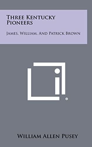 Three Kentucky Pioneers cover