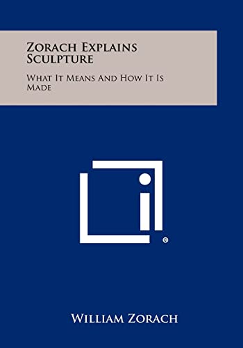 Zorach Explains Sculpture cover