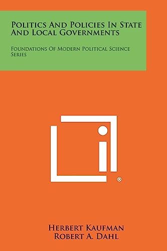 Politics And Policies In State And Local Governments cover