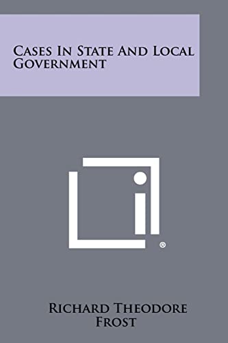 Cases in State and Local Government cover