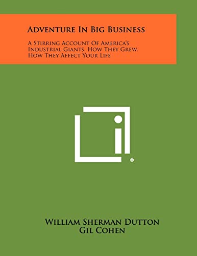 Adventure in Big Business cover