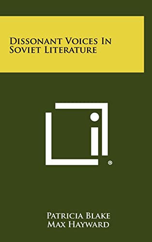 Dissonant Voices in Soviet Literature cover