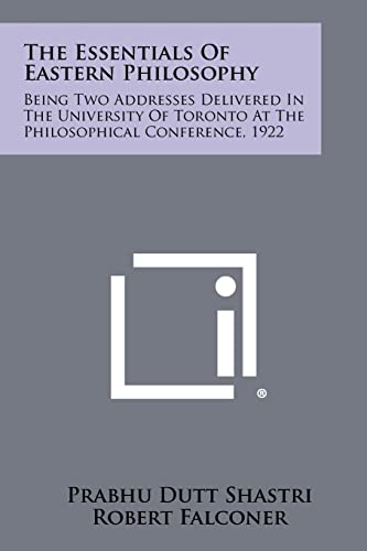 The Essentials of Eastern Philosophy cover