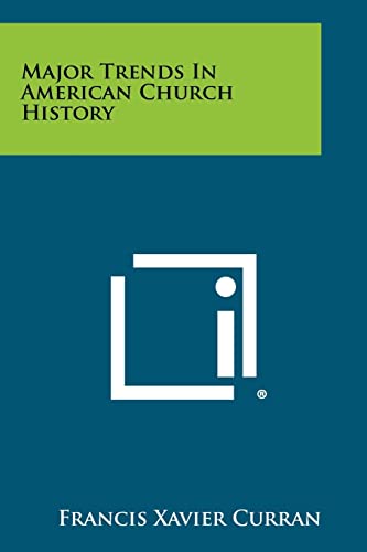 Major Trends in American Church History cover
