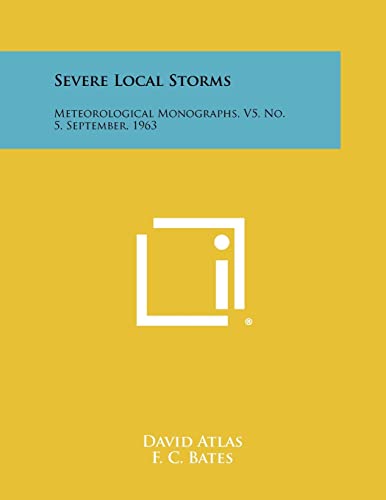 Severe Local Storms cover