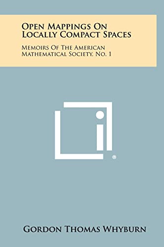 Open Mappings on Locally Compact Spaces cover