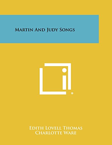 Martin and Judy Songs cover