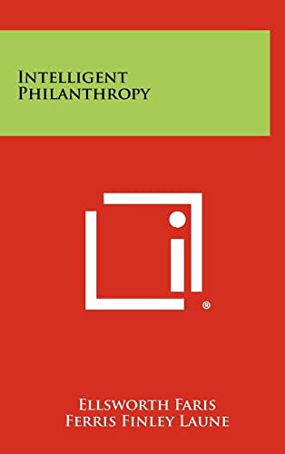 Intelligent Philanthropy cover