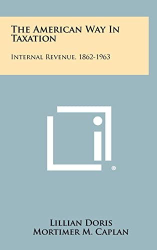 The American Way in Taxation cover
