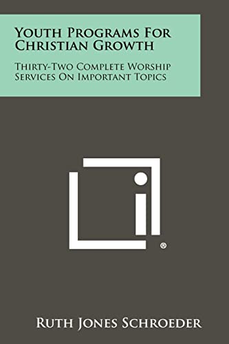 Youth Programs for Christian Growth cover