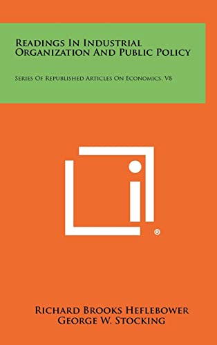 Readings In Industrial Organization And Public Policy cover