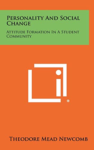 Personality And Social Change cover