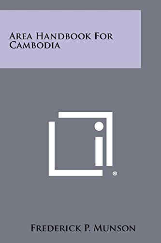 Area Handbook For Cambodia