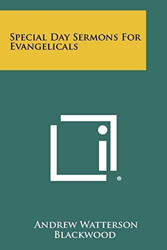 Special Day Sermons for Evangelicals cover