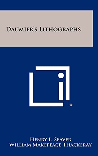 Daumier's Lithographs cover