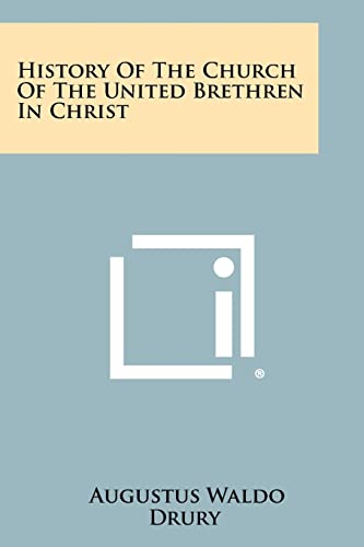 History of the Church of the United Brethren in Christ cover