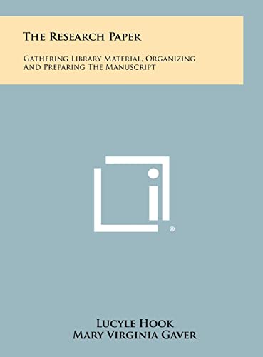 The Research Paper cover