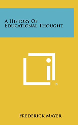 A History of Educational Thought cover