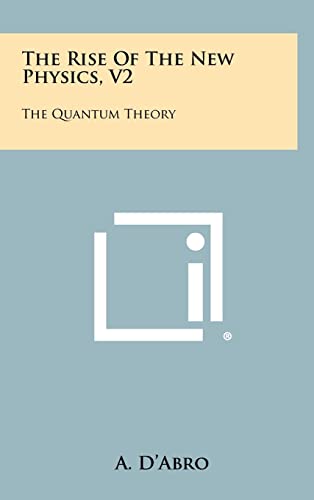 The Rise Of The New Physics, V2 cover
