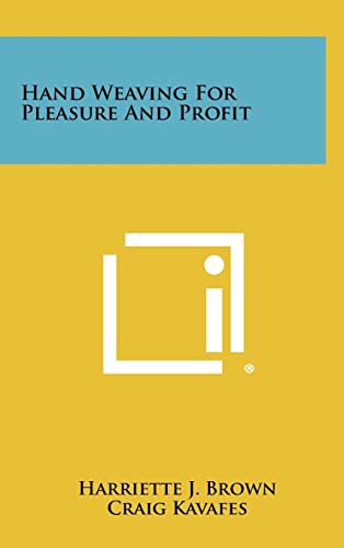 Hand Weaving For Pleasure And Profit cover