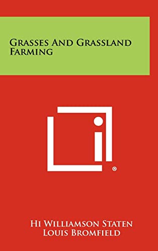 Grasses And Grassland Farming cover