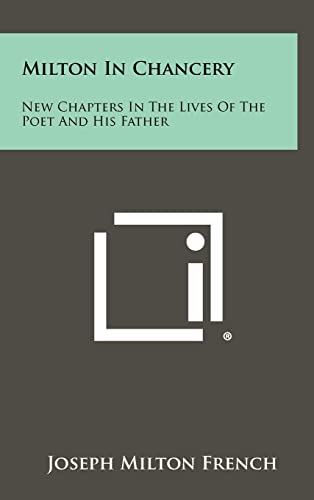 Milton In Chancery cover