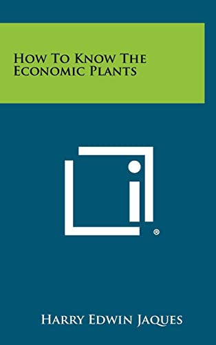 How To Know The Economic Plants cover