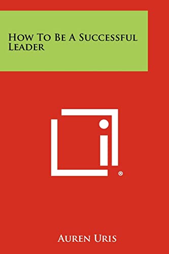 How to Be a Successful Leader cover