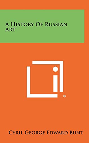A History Of Russian Art cover