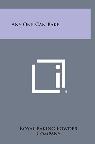 Any One Can Bake cover