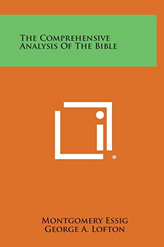 The Comprehensive Analysis of the Bible cover