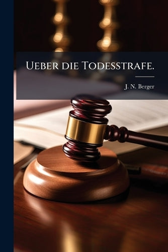 Ueber die Todesstrafe. cover
