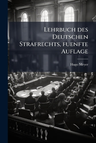 Lehrbuch des Deutschen Strafrechts, fuenfte Auflage cover