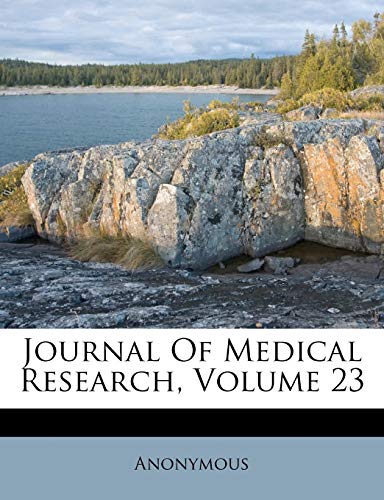 Journal Of Medical Research; Volume 23 cover