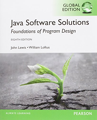 Java Software Solutions, Global Edition