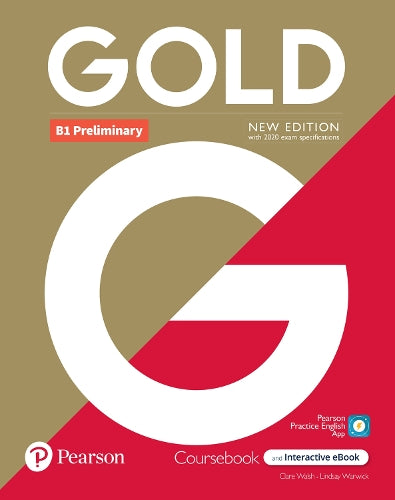 Gold 6e B1 Preliminary Student's Book with Interactive eBook, Digital cover