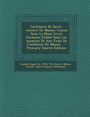 Cartulaire De Saint-vincent De Macon cover