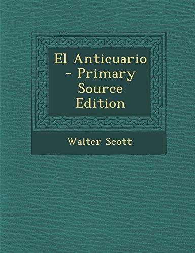 El Anticuario cover