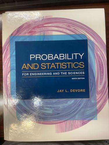 The Probability and Statistics for Engineering and the Sciences