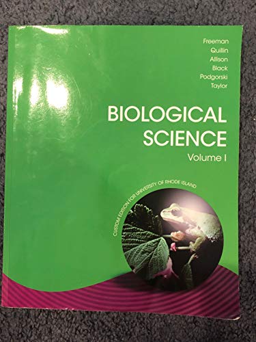Biological Science Volume 1, Custom Edition for University of Rhode ...