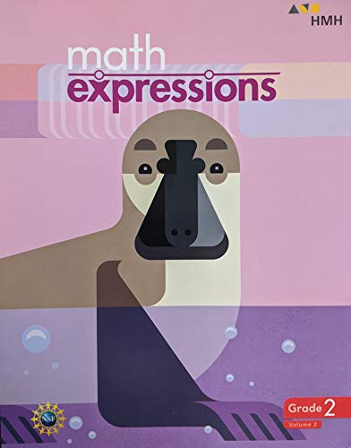 Math Expressions Student Activity Book, Grade 2, Volume 2, c. 2018, 9781328698803, 1328698807