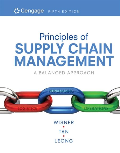 Principles of Supply Chain Management: A Balanced Approach, 5th edition