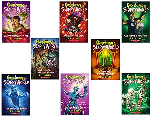 Goosebumps SlappyWorld: The Ultimate Slappy Special Edition Box Set with 8 books (Slappy Birthday to You, Attack of the Jack!, I Am Slappy's Evil Twin, Please Do Not Feed The Weirdo, Escape From Shudd