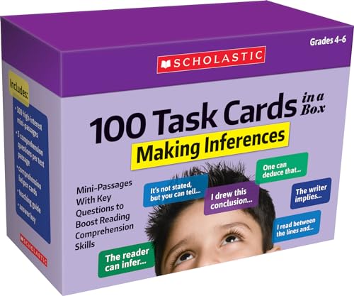 100 Task Cards in a Box: Making Inferences